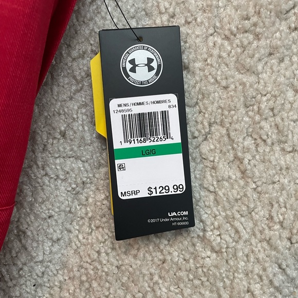 $129 Under Armour Storm Men’s Red Infrared Snow Pants - Picture 5 of 6